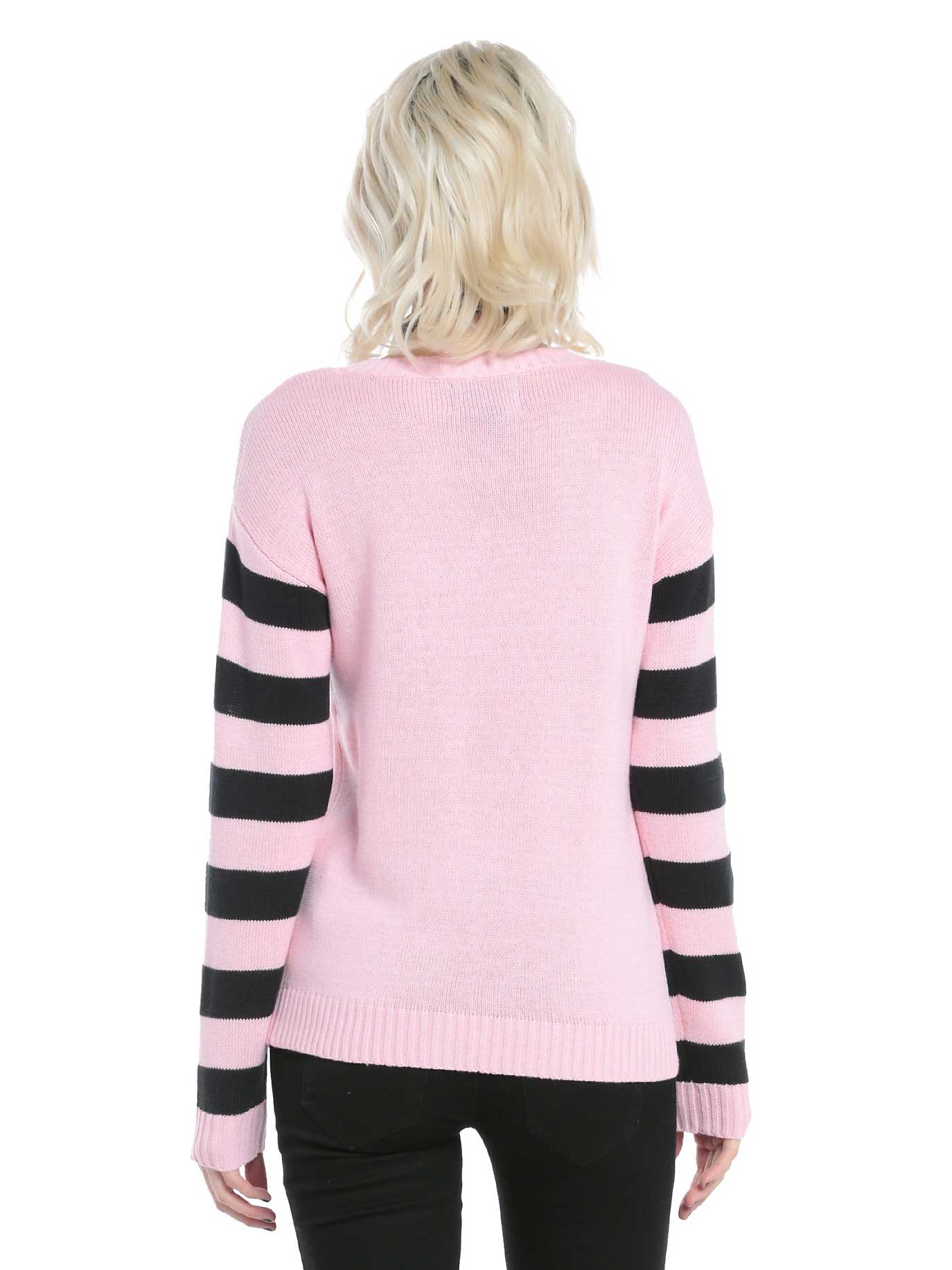 Pink and Black sweater
