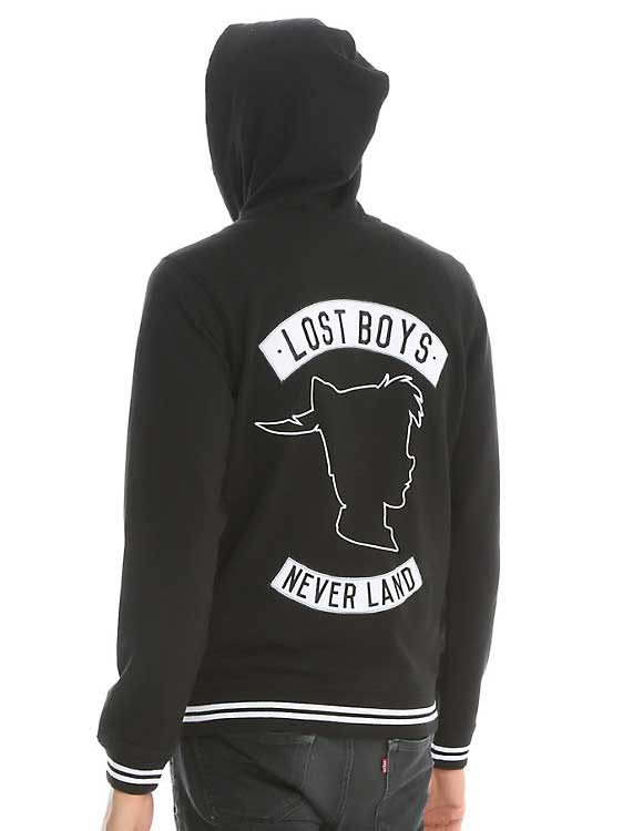 black Lost Boys Never Land hoodie
