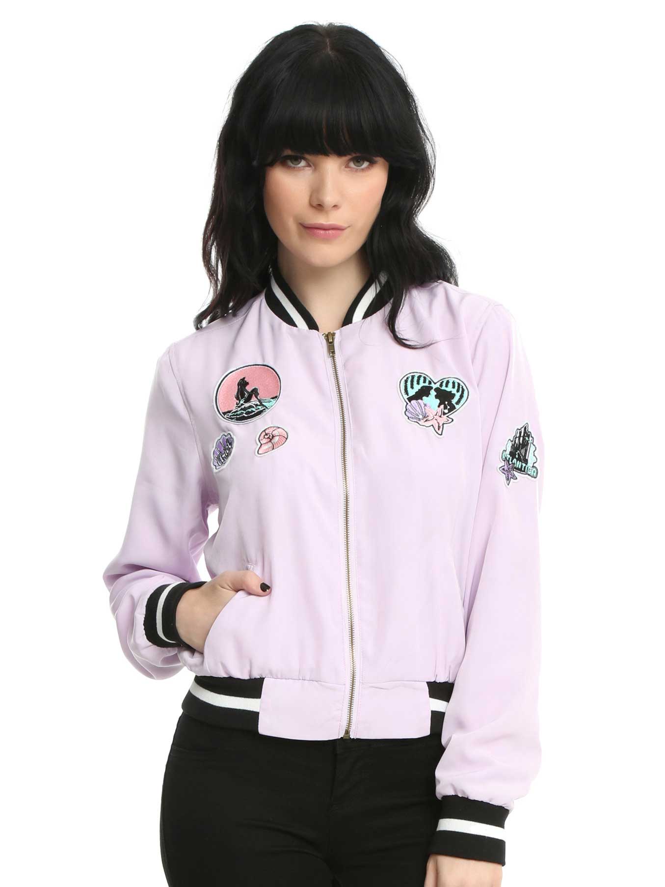 lavender Little Mermaid zipper jacket