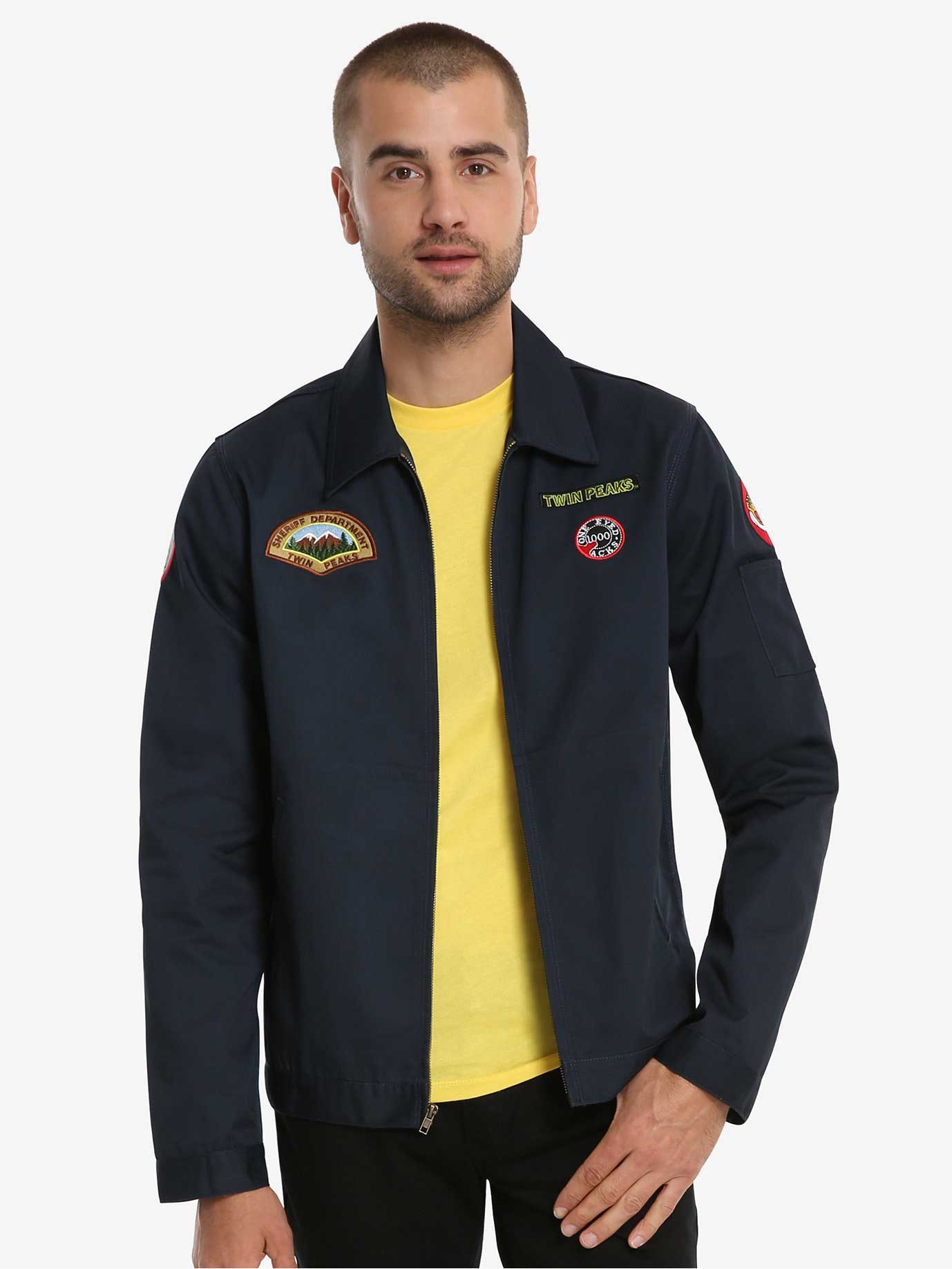 Twin Peaks Sheriff zipper jacket