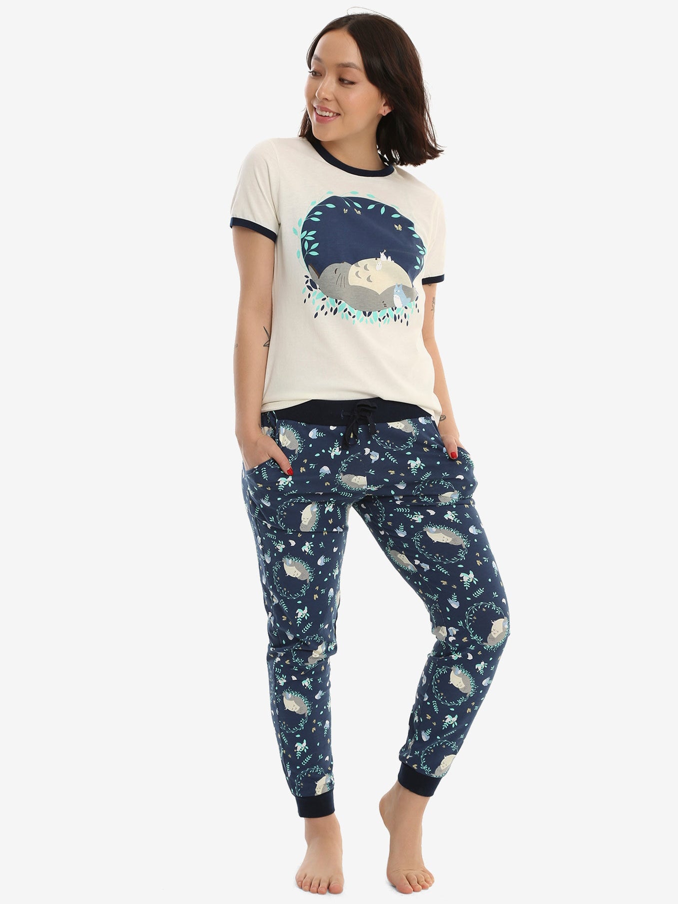 Short Sleeve Top and Pajamas