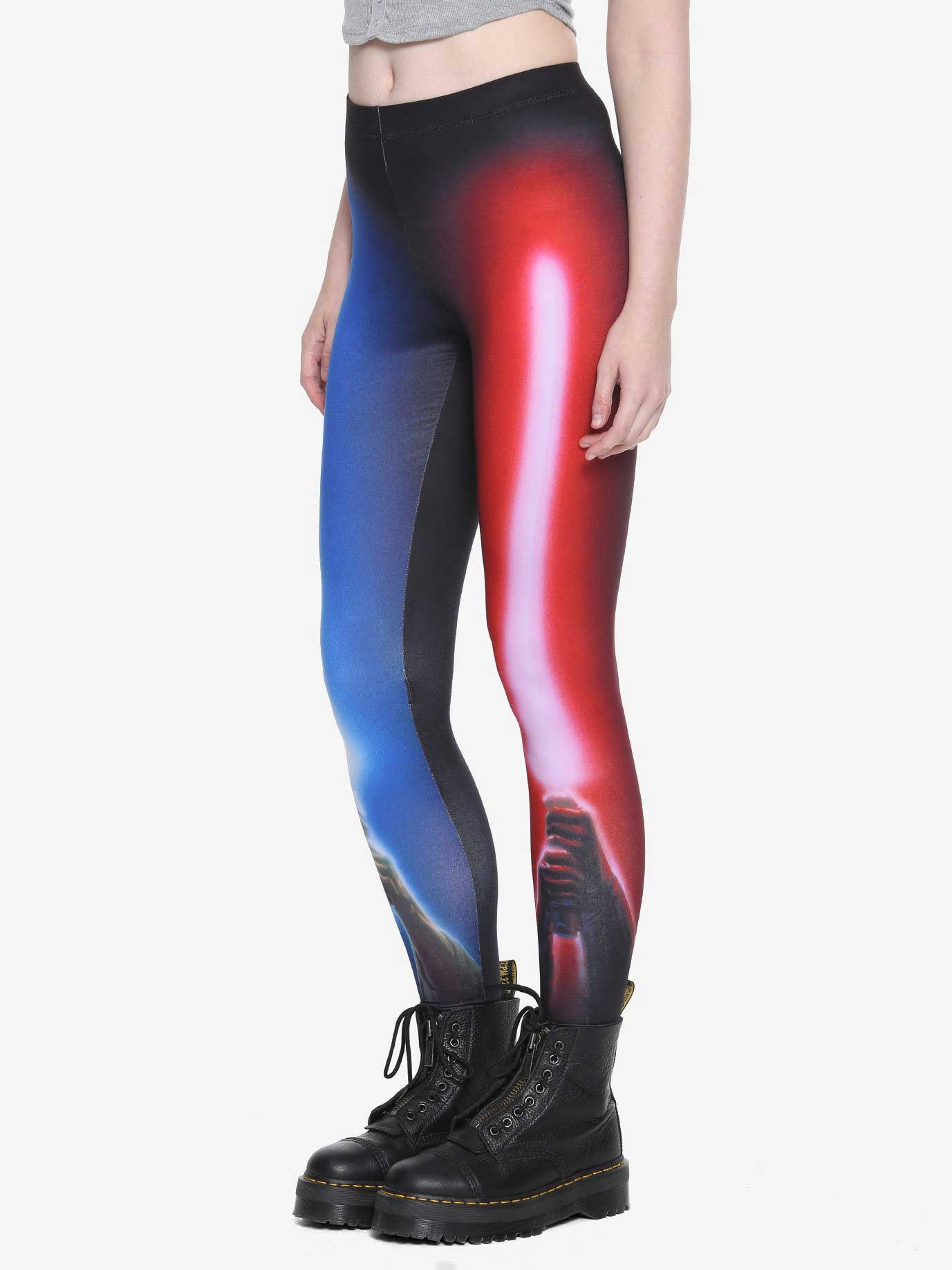 Side view of Light Saber Leggings