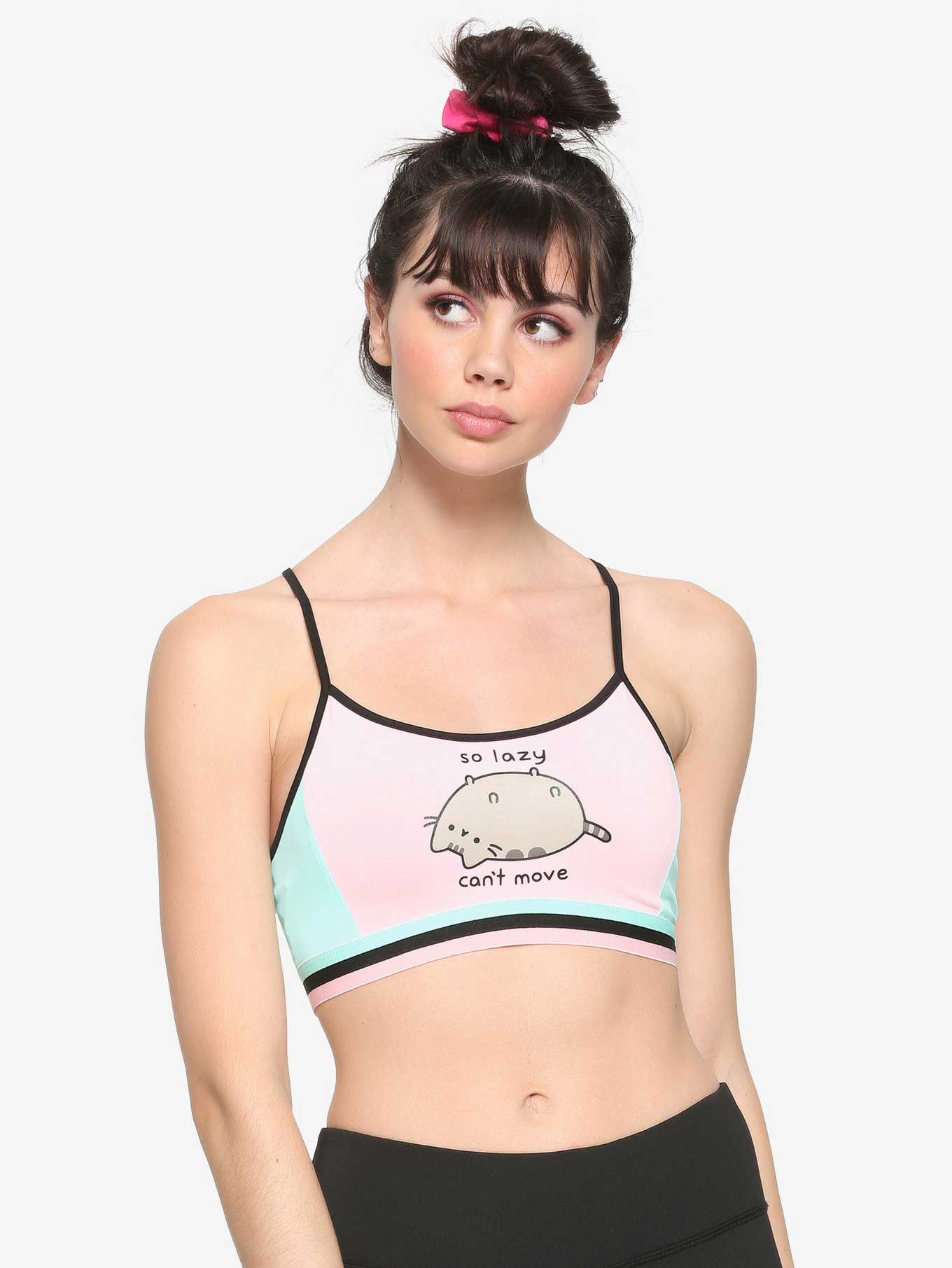 pink and mint cropped tank